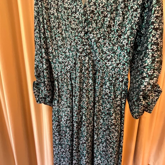 Lela Rose Black Floral Maxi Dres - Picture 7 of 11